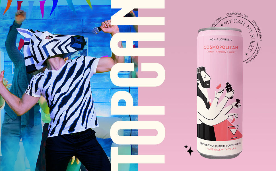 TopCan Cosmopolitan Mixer - Turn your can into a Glass